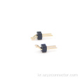 1.27mm 피치 핀 헤더 커넥터 단일 행 직각 SMT SQ0.46mm H2.5mm 1*2p